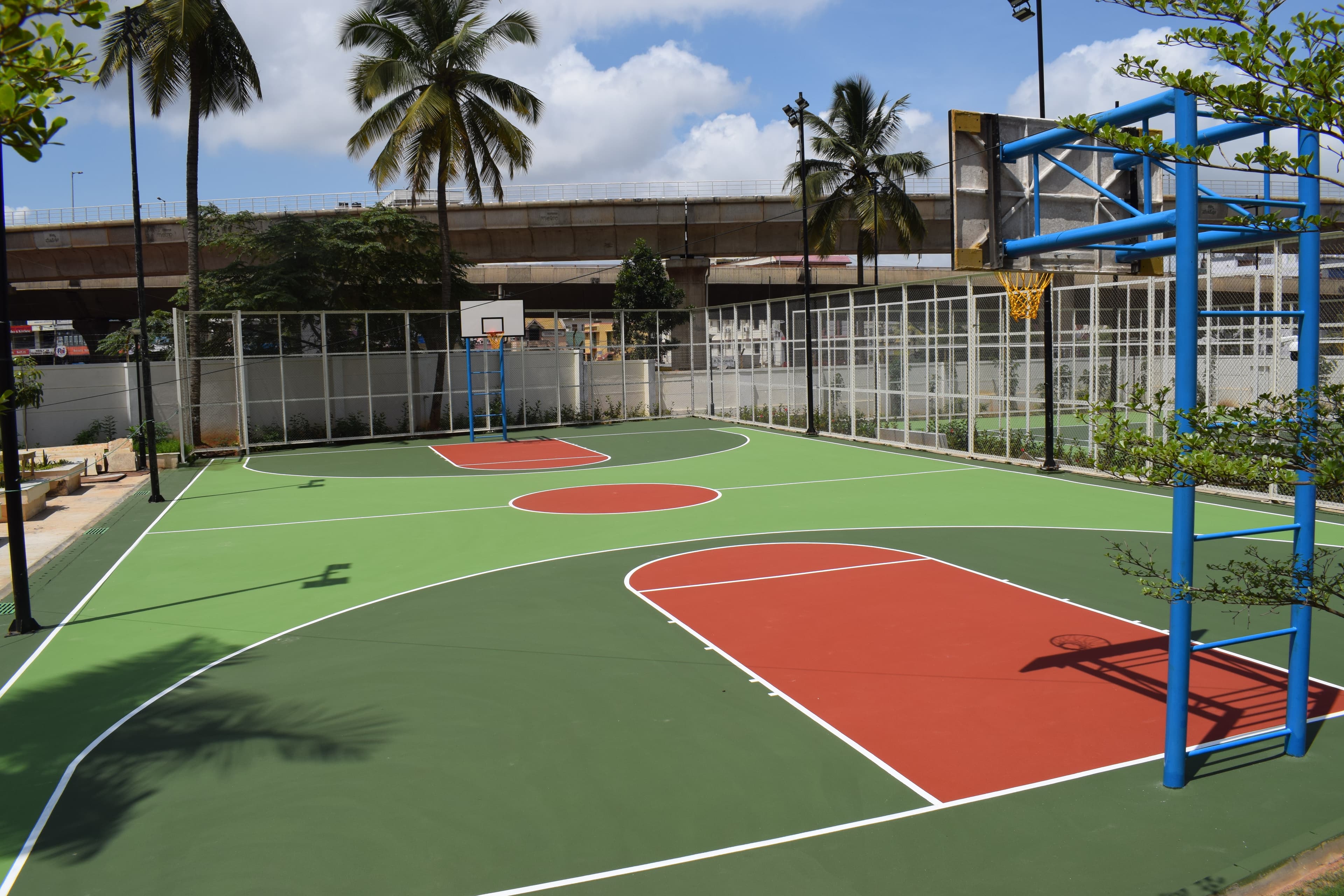Synthetic Basketball Court
